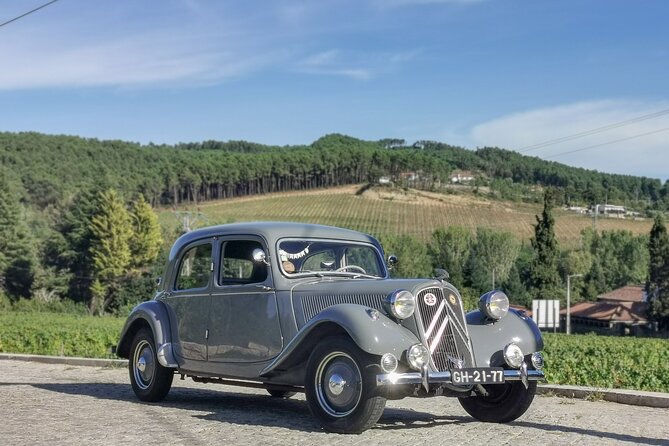 Vintage car ride in Vila Real - Port wine, traditional sweets, and black clay traditions